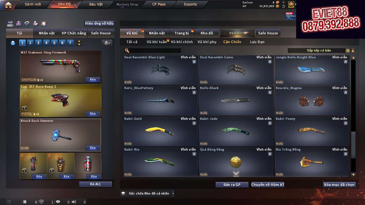 shop acc cf uy tin gia re